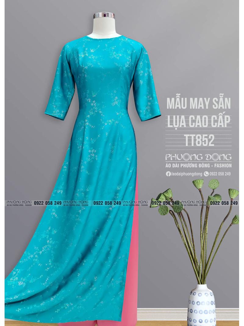 Áo Dài Truyền Thống Lụa Cao Cấp TT852